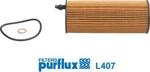 Purflux L407 - Oil Filter www.parts5.com