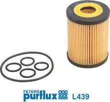 Purflux L439 - Oil Filter www.parts5.com