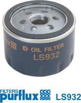 Purflux LS932 - Oil Filter www.parts5.com