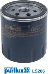 Purflux LS206 - Oil Filter www.parts5.com