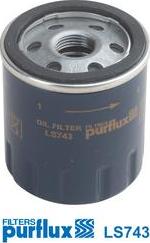 Purflux LS743 - Oil Filter www.parts5.com