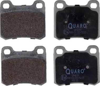 QUARO QP4299 - Brake Pad Set, disc brake www.parts5.com