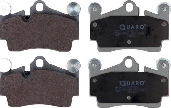 QUARO QP5518 - Комплект спирачно феродо, дискови спирачки www.parts5.com
