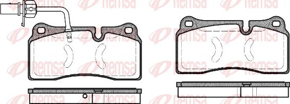 Remsa 0983.11 - Brake Pad Set, disc brake www.parts5.com