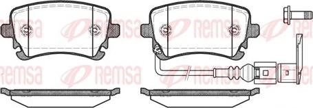 Remsa 0897.11 - Brake Pad Set, disc brake www.parts5.com