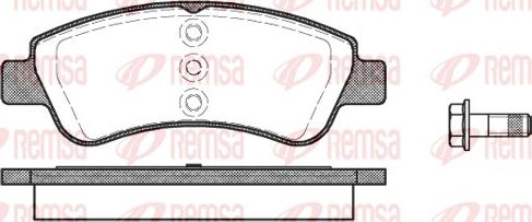 Remsa 0840.20 - Brake Pad Set, disc brake www.parts5.com