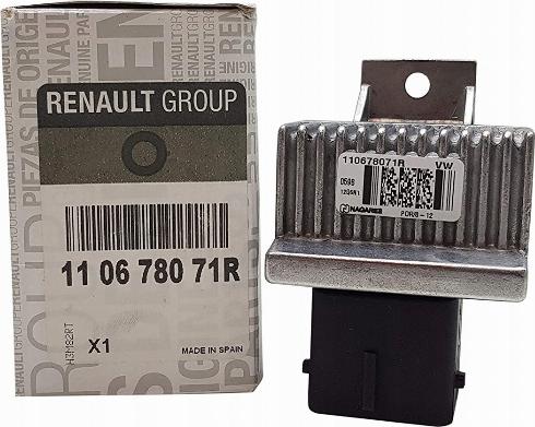 RENAULT 110678071R - Блок управления, реле, система накаливания www.parts5.com