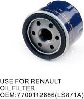 RENAULT 7700112686 - Oil Filter www.parts5.com