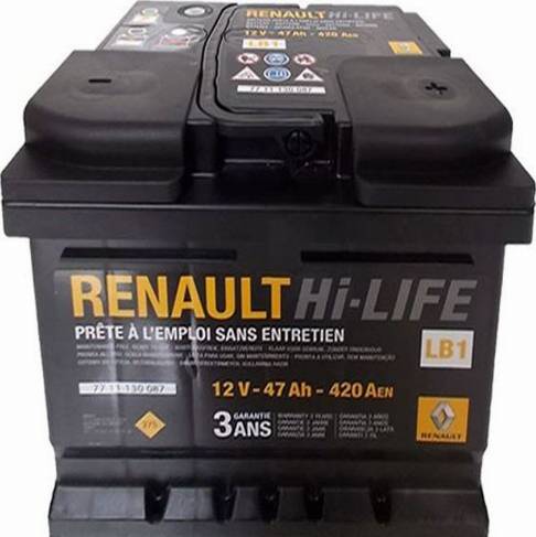 RENAULT 7711130087 - Starter Battery www.parts5.com