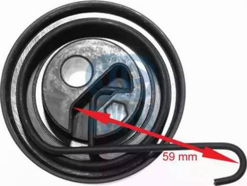 Ruville 55383 - Tensioner Pulley, timing belt www.parts5.com