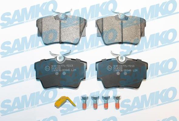 Samko 5SP946K - Brake Pad Set, disc brake www.parts5.com