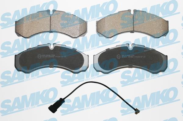 Samko 5SP955A - Brake Pad Set, disc brake www.parts5.com