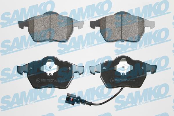 Samko 5SP969 - Brake Pad Set, disc brake www.parts5.com