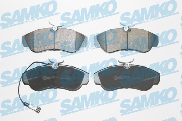 Samko 5SP965 - Brake Pad Set, disc brake www.parts5.com
