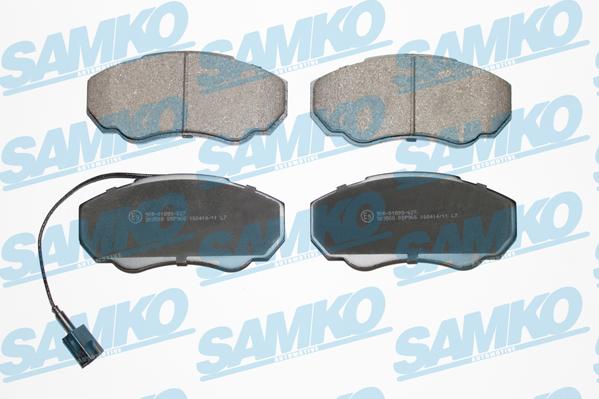 Samko 5SP966 - Brake Pad Set, disc brake www.parts5.com