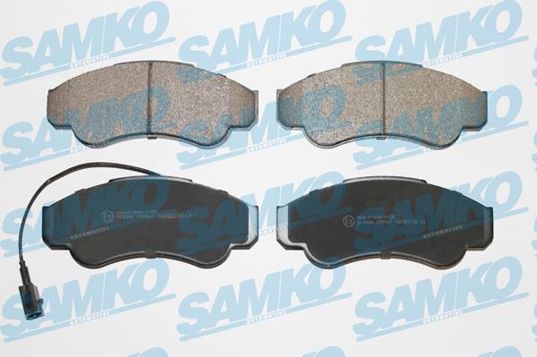 Samko 5SP967 - Brake Pad Set, disc brake www.parts5.com