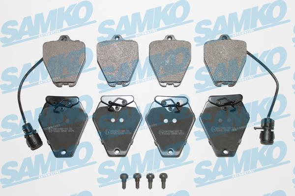 Samko 5SP981 - Brake Pad Set, disc brake www.parts5.com
