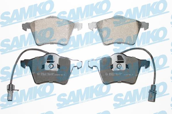 Samko 5SP975 - Brake Pad Set, disc brake www.parts5.com