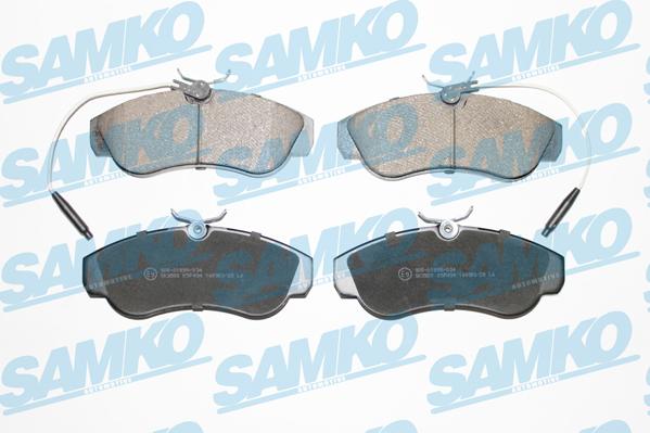 Samko 5SP494 - Brake Pad Set, disc brake www.parts5.com
