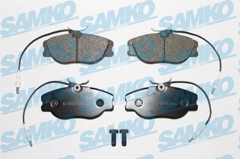 Samko 5SP498 - Brake Pad Set, disc brake www.parts5.com