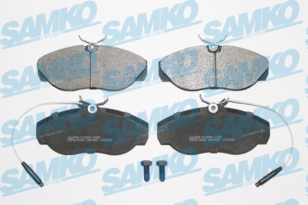 Samko 5SP493 - Brake Pad Set, disc brake www.parts5.com