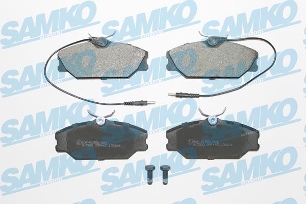 Samko 5SP445 - Brake Pad Set, disc brake www.parts5.com