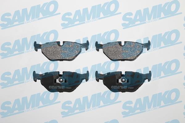 Samko 5SP463 - Brake Pad Set, disc brake www.parts5.com