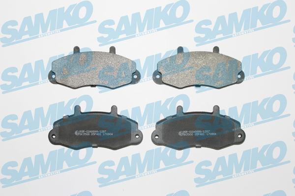 Samko 5SP481 - Brake Pad Set, disc brake www.parts5.com