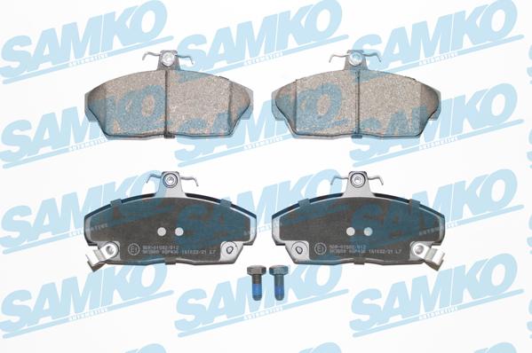 Samko 5SP430 - Brake Pad Set, disc brake www.parts5.com