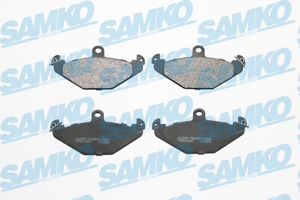 Samko 5SP427 - Brake Pad Set, disc brake www.parts5.com
