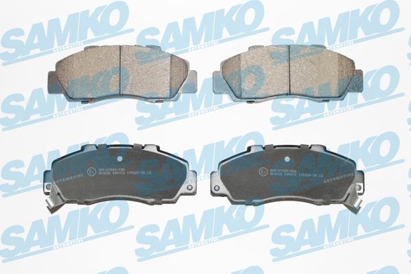 Samko 5SP472 - Brake Pad Set, disc brake www.parts5.com