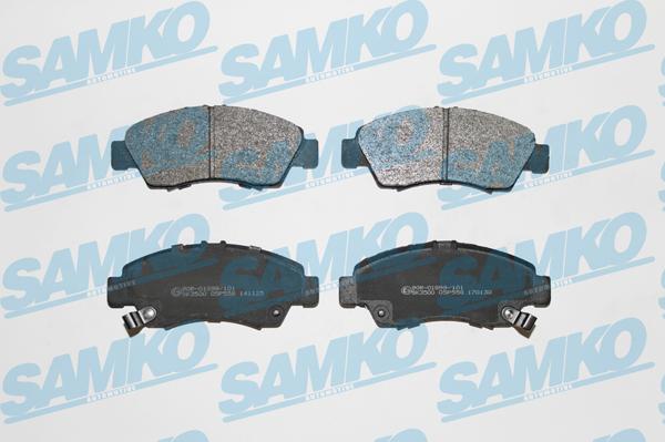 Samko 5SP558 - Brake Pad Set, disc brake www.parts5.com