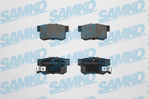 Samko 5SP508 - Brake Pad Set, disc brake www.parts5.com