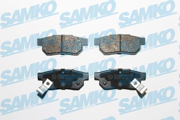 Samko 5SP507 - Brake Pad Set, disc brake www.parts5.com