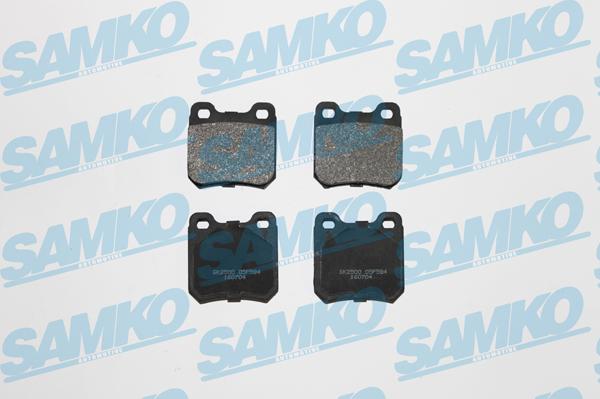 Samko 5SP584 - Brake Pad Set, disc brake www.parts5.com