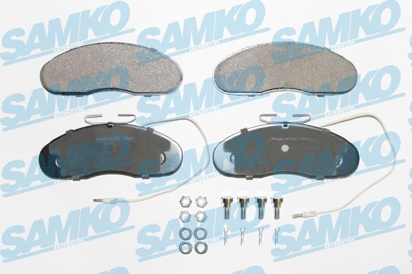 Samko 5SP580 - Brake Pad Set, disc brake www.parts5.com