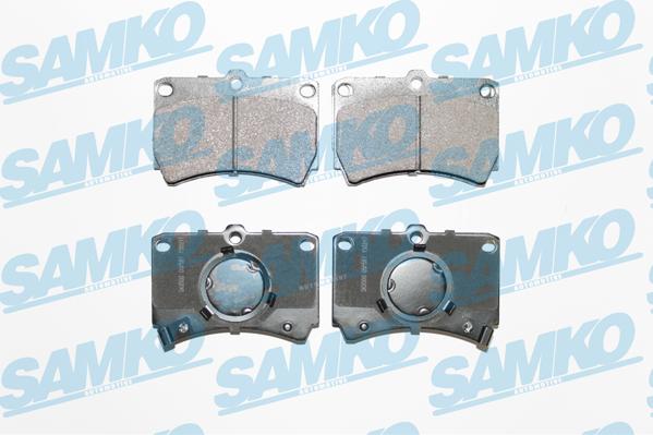 Samko 5SP587 - Brake Pad Set, disc brake www.parts5.com