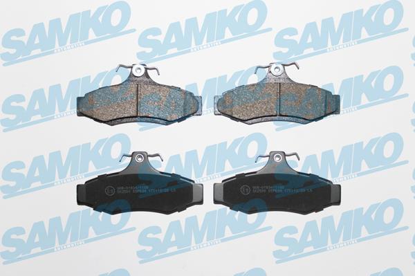 Samko 5SP694 - Brake Pad Set, disc brake www.parts5.com