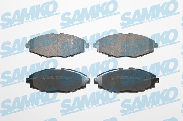 Samko 5SP693 - Brake Pad Set, disc brake www.parts5.com
