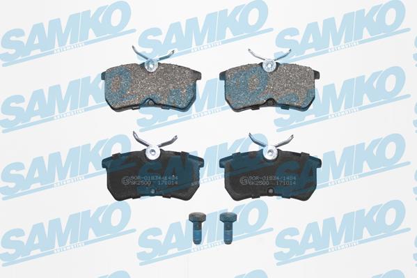 Samko 5SP697 - Brake Pad Set, disc brake www.parts5.com