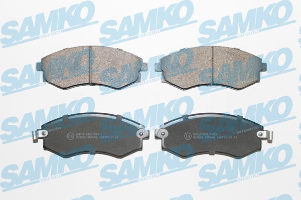 Samko 5SP640 - Brake Pad Set, disc brake www.parts5.com