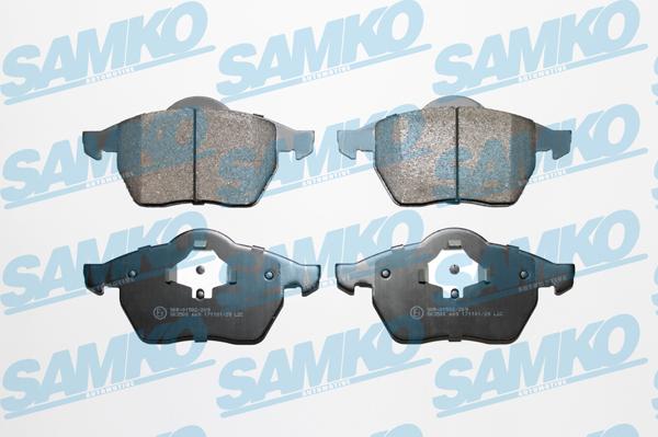 Samko 5SP669 - Brake Pad Set, disc brake www.parts5.com