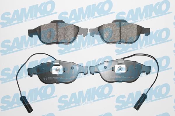 Samko 5SP664 - Brake Pad Set, disc brake www.parts5.com