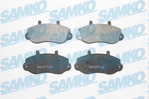 Samko 5SP663 - Brake Pad Set, disc brake www.parts5.com