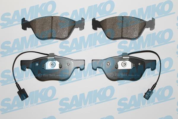 Samko 5SP614 - Brake Pad Set, disc brake www.parts5.com