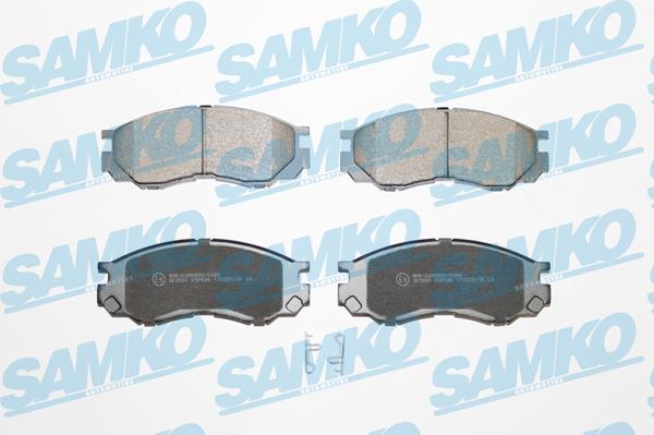 Samko 5SP686 - Brake Pad Set, disc brake www.parts5.com