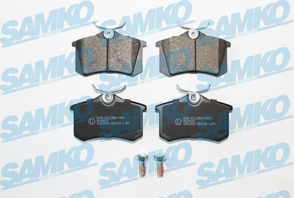 Samko 5SP634 - Brake Pad Set, disc brake www.parts5.com