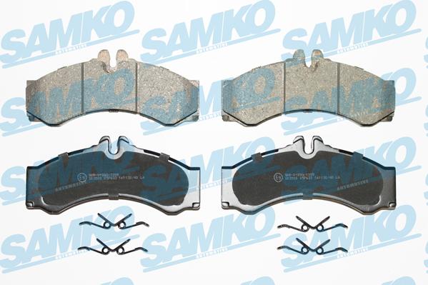Samko 5SP633 - Brake Pad Set, disc brake www.parts5.com