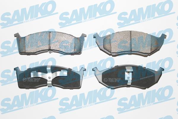 Samko 5SP629 - Brake Pad Set, disc brake www.parts5.com