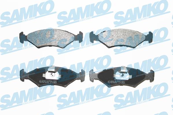 Samko 5SP628 - Brake Pad Set, disc brake www.parts5.com